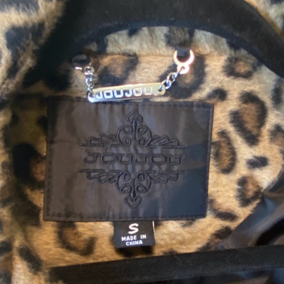 πNWT! Jou Jou Leopard Print Lightweight Coat - Picture 4 of 4